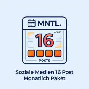 Soziale Medien 16 Post – Monatlich