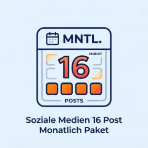 Icon graphic: Social Media 16 Posts